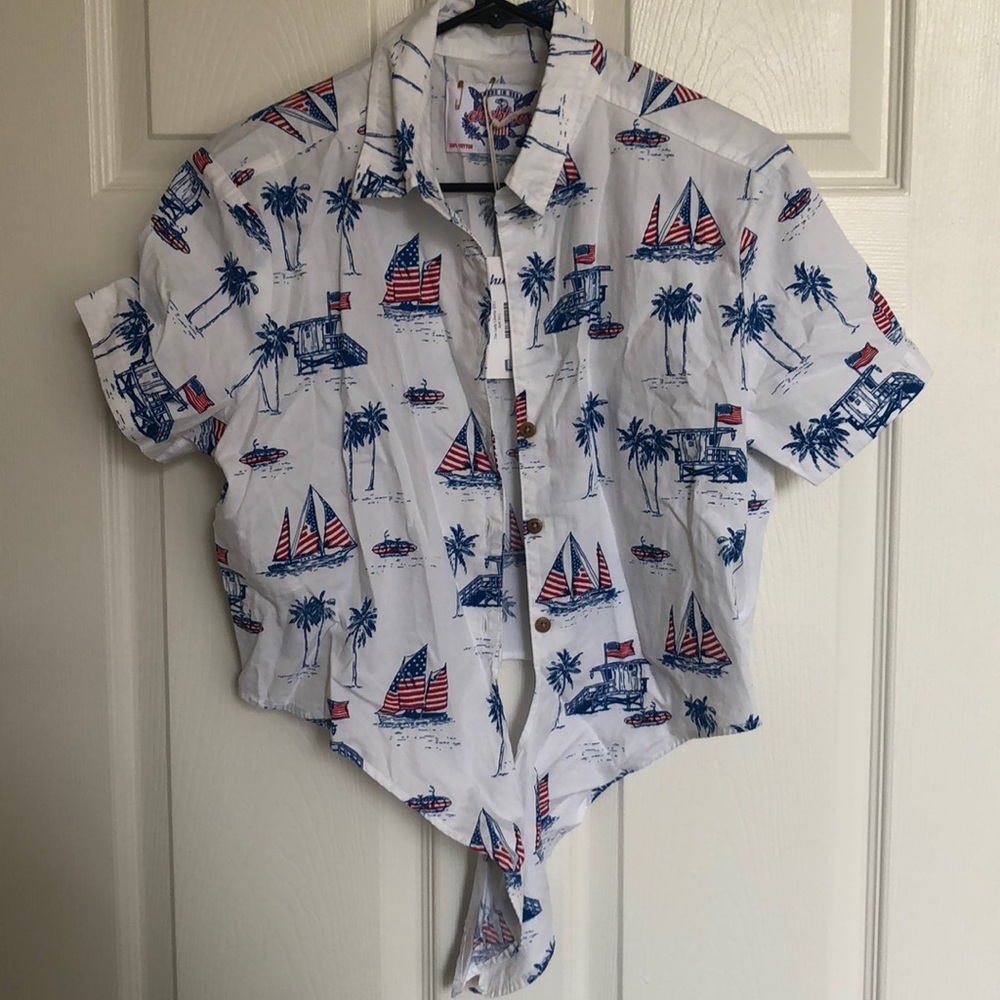 Tie-up shirt